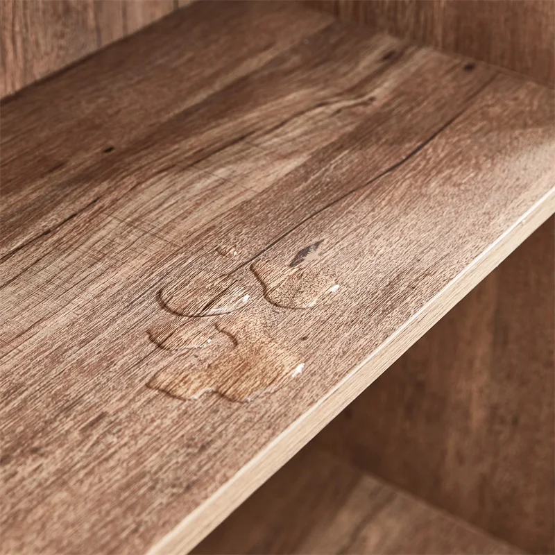 Linsy Antique Bookcase Library Book Rack Storage Bookshelf Multi-Functional Modern Floor Bookcase Book Shelf Wooden LS217X3-A