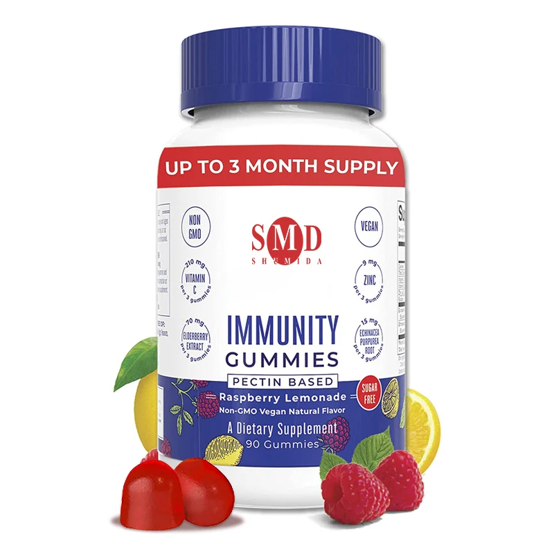 Иммунитет жевательные жевательки 5 в 1 мощная смесь цинка, черники, мультивитамины и Эхинацея для детей и взрослых