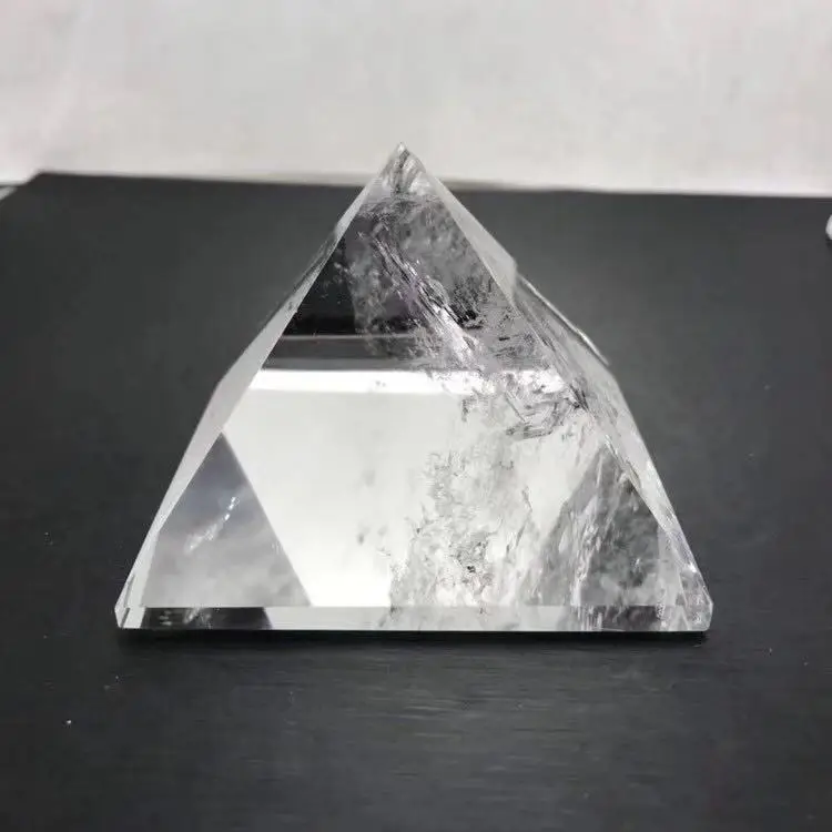Natural Healing Clear Quartz Crystal Egypt Singing Pyramids Orgone Pyramids Wholesale
