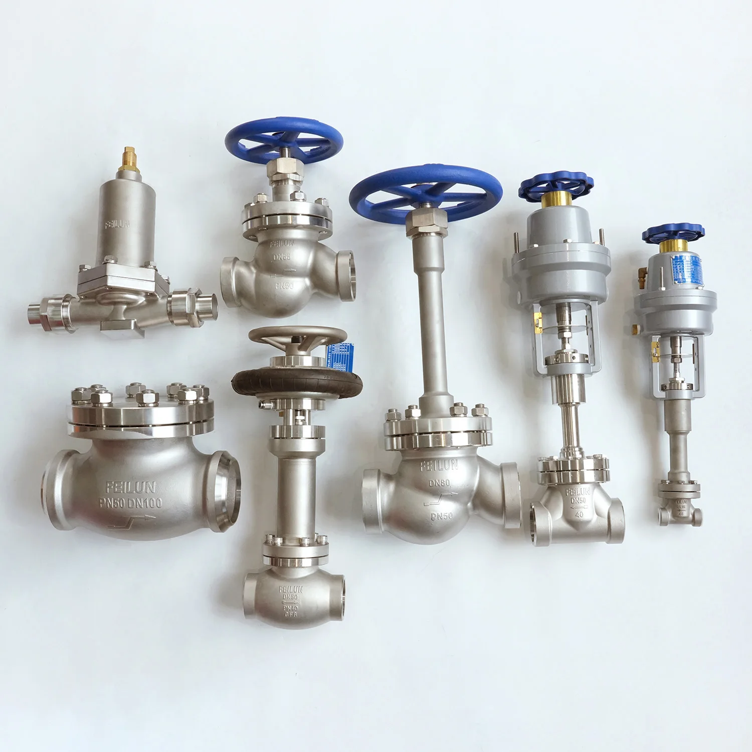 HY-04A low temperture 4MPa non-return one way cryogenic check valve with coppcr body for LN O2 Ar N2 6mm thread npt1/4