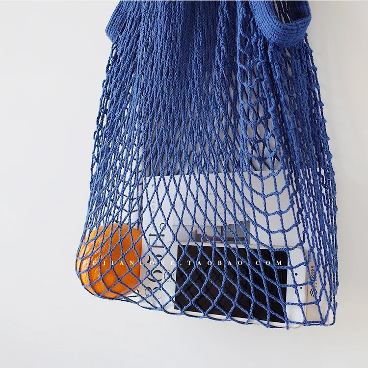 Reusable Produce Eco-Friendly Net Shopping Bag Mesh Vegetable Bag