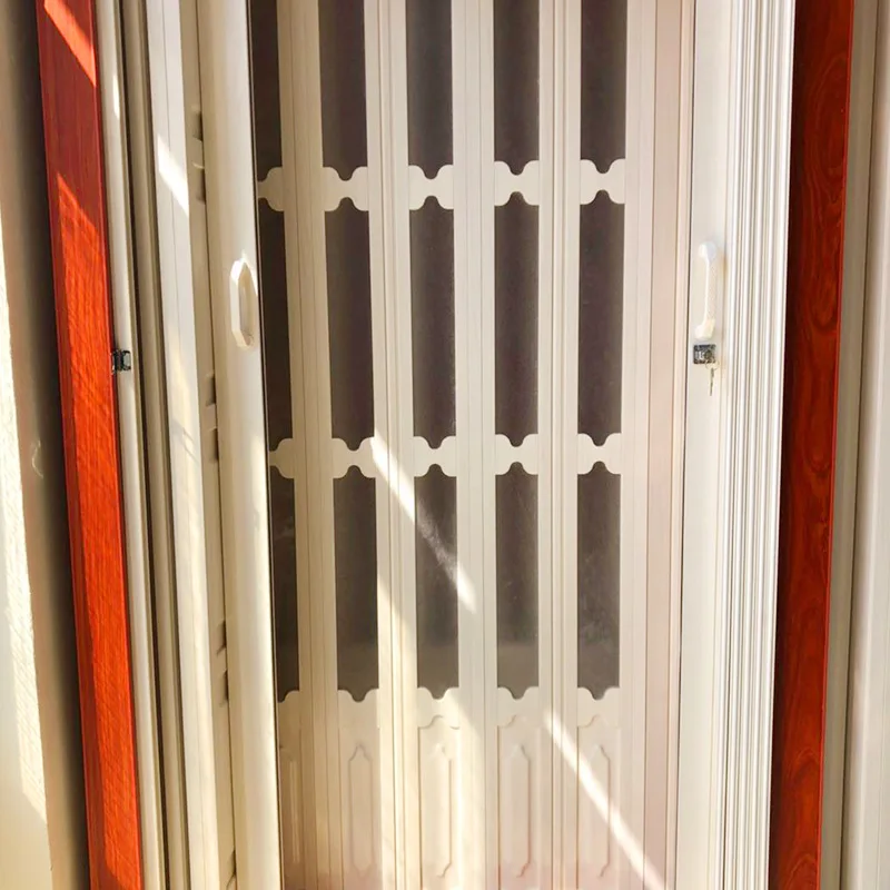Easy Install Retractable PVC Folding Door For Home