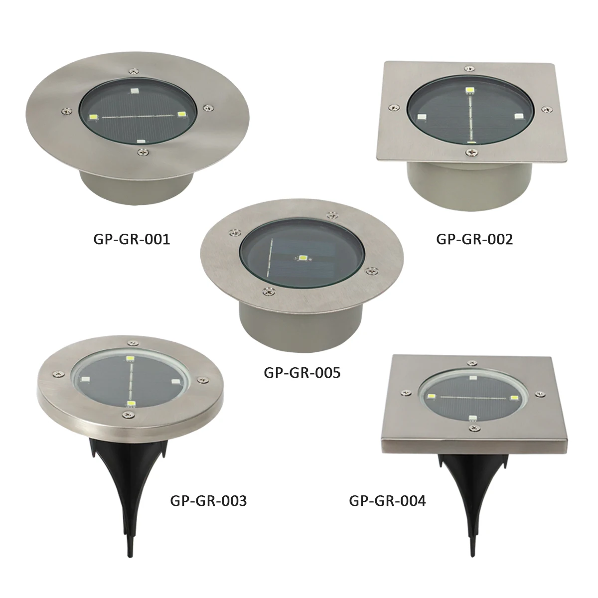 Hot Sale Solar Garden Lamp Round Shape Outdoor Waterproof IP65 Decoration Path Patio Lawn Lights for Grass Lighting
