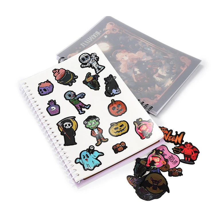 Custom scrape book sticker kids reusable stickers books manufacturer sticker book for kids