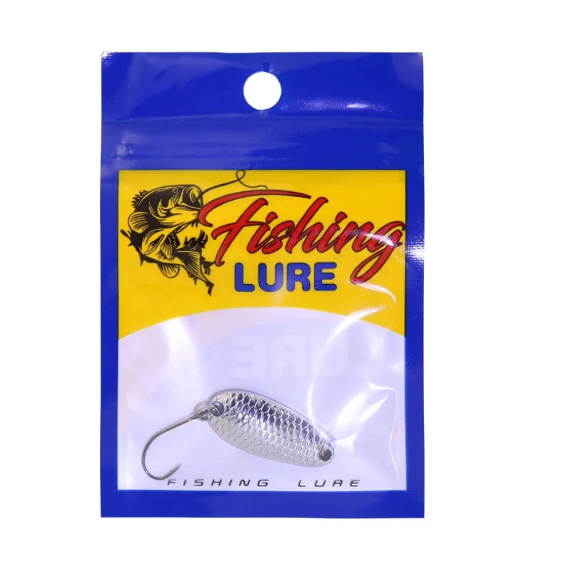 
Artificial Wholesale 2.5g 3.5g 5g Fish Metal Spoon Sequins Hard Fishing lure Bass bait 