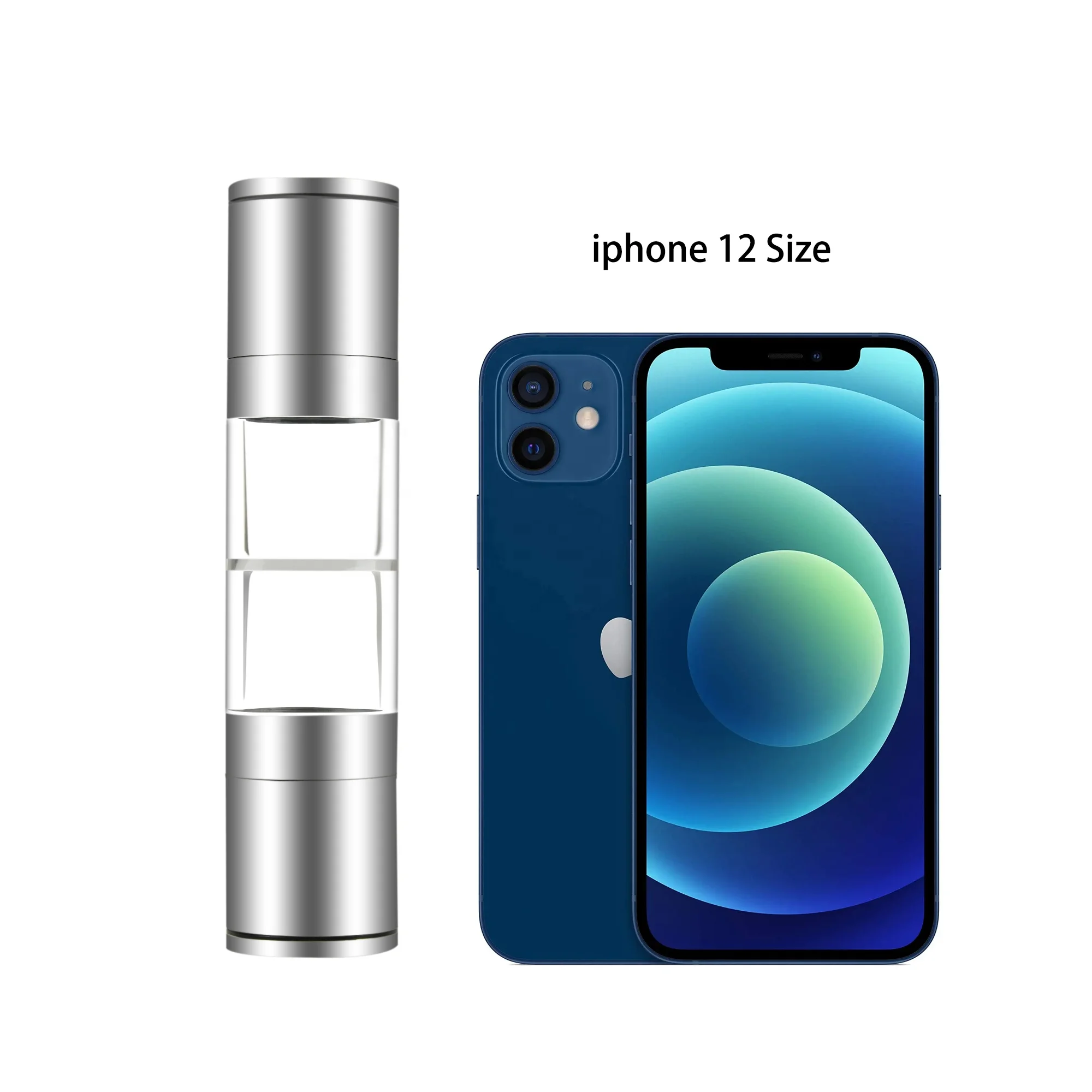 Low MOQ 2021 New Mini  BBQ Tools Stainless Steel Manual Salt Pepper Mill 2 In 1 With Adjustable Mechanism