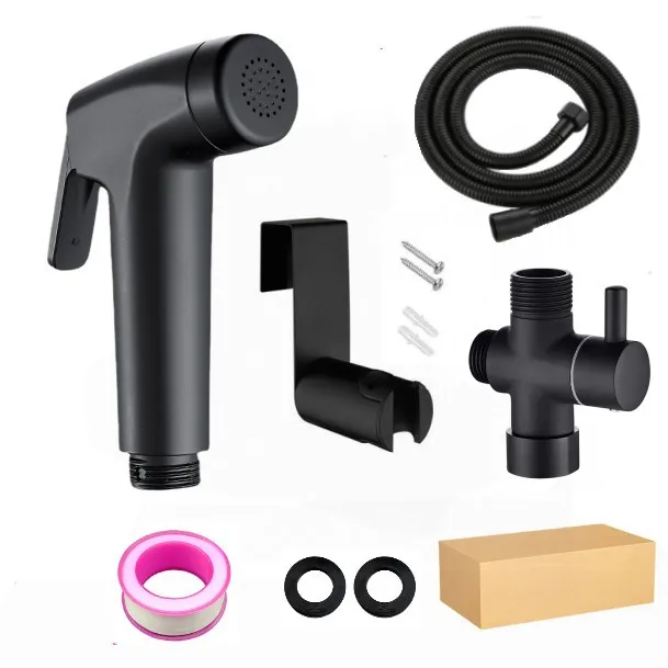 Wholesale Price Bathroom Washing Faucet Chrome Plastic Shattaf Spray Machine Handheld Bidet Sprayer for Toilet