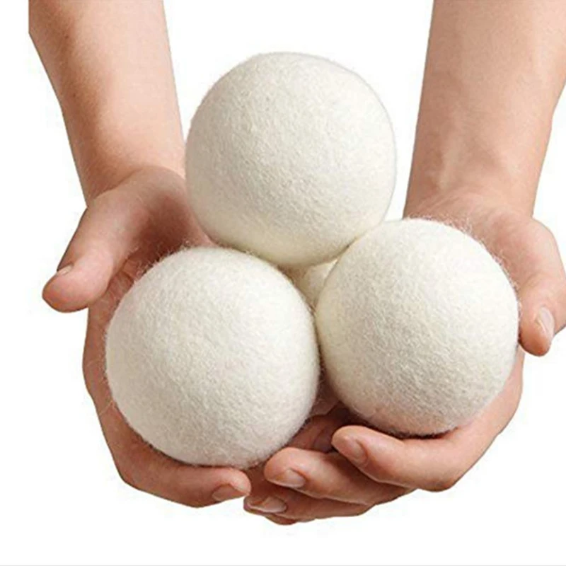 Wool Dryer Ball Reusable Laundry Home Washing Balls New Zealand Wool Dryer Balls Sets Washing Machine Accessories
