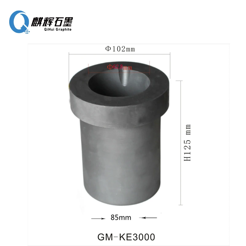 Factory hot sale customized  graphite melting crucible