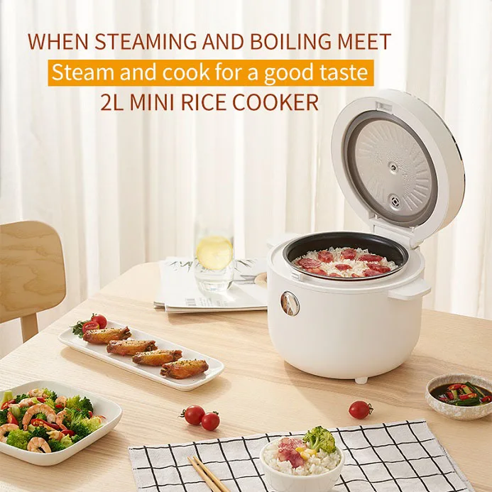 2L Nonstick Inner Pot 24 Hours Preset  Keep Warm Low sugar Low calorie Rice Cooker Digital Touch mini Rice Cooker