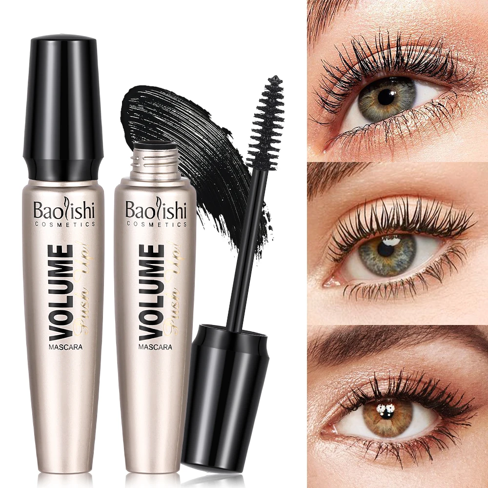 Private Label New Arrival Water Proof Black Volume Mascara Vegan Formula Volumizing Lash Smudge-Proof Cruelty Free Mascara