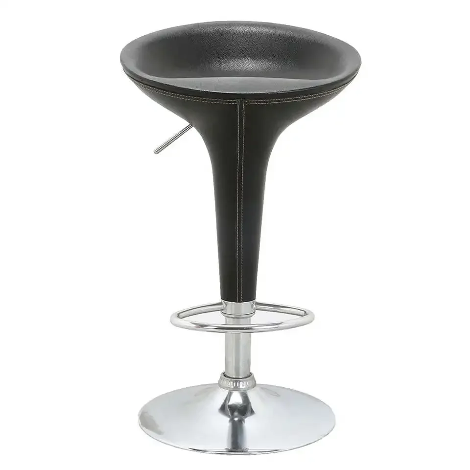 Adjustable Height Barstool Outdoor Modern Metal Black Rotating Plastic Bar Stool Bar Chairs