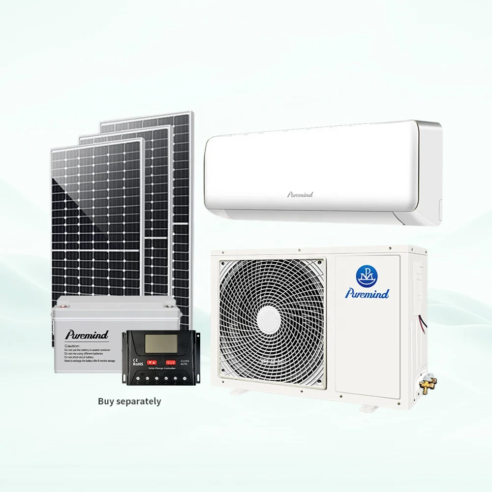 Кондиционер pularm R32 R410a на солнечной батарее 9000Btu 12000Btu тепловой насос с питанием постоянного тока и управлением Wi-Fi для использования в комнате