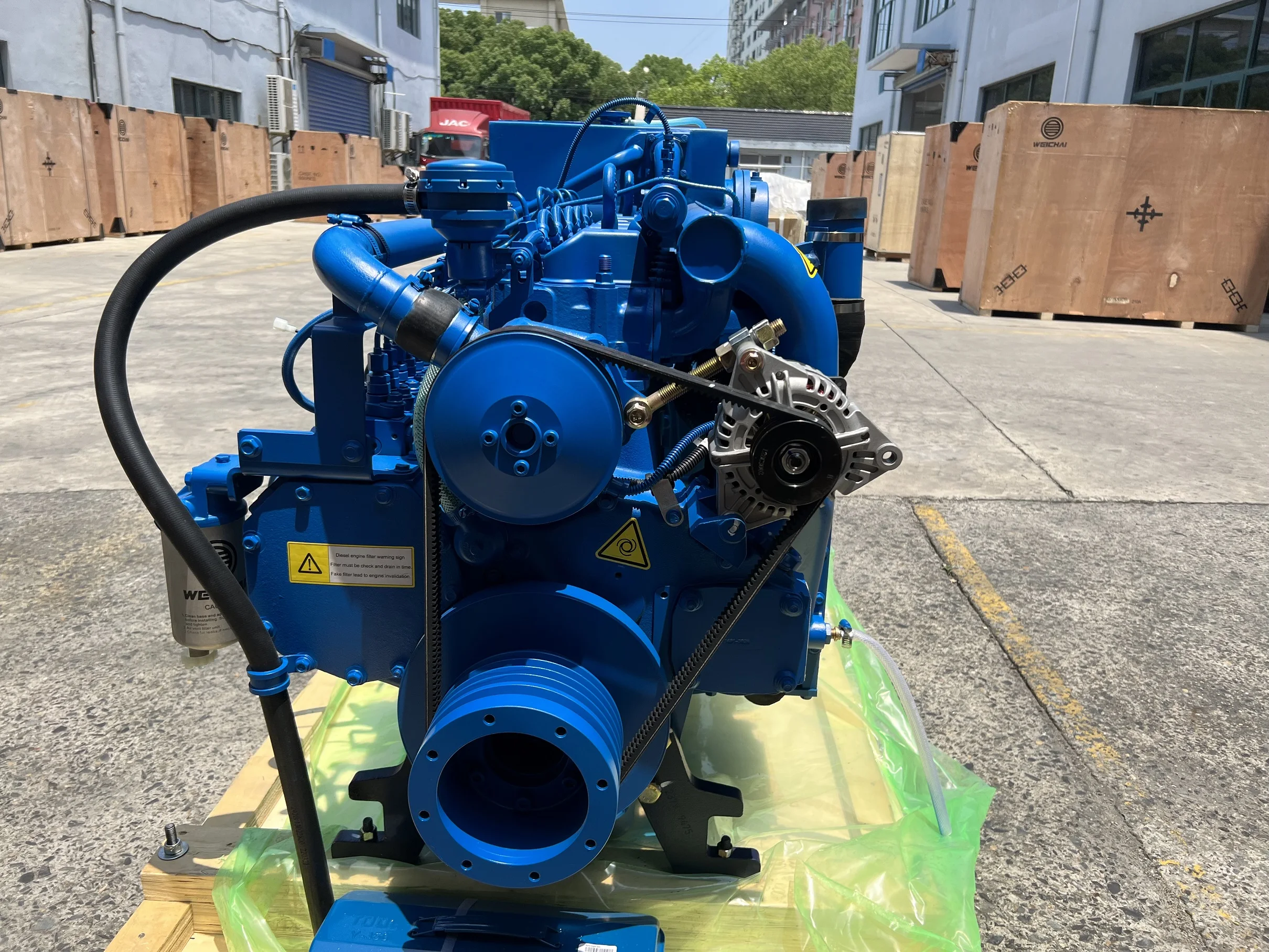 4 stroke in-lin 6 Cylinders turbocharged 168kw 2230rpm marine engine diesel boat engine WP6C250-23