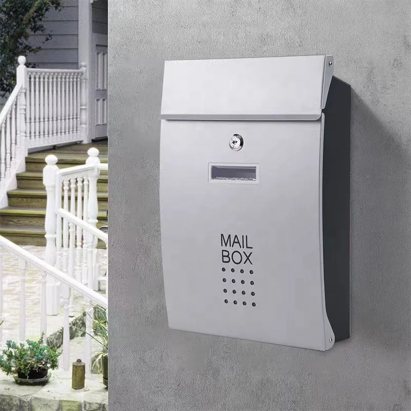 High Quality Mailboxes Newspaper Outdoor Modern Wall Mounted Mailbox Letter Post Box