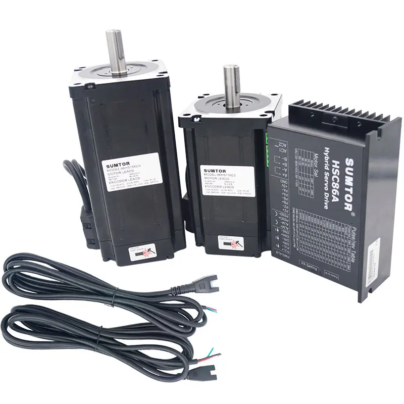 Длина двигателя 118 мм, высокоточный nema 34 8,5, двигатель с замкнутым контуром и Кодировщик 2HSS86H HSC86H