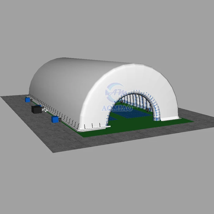 Customized large Inflatable padel court sport structure