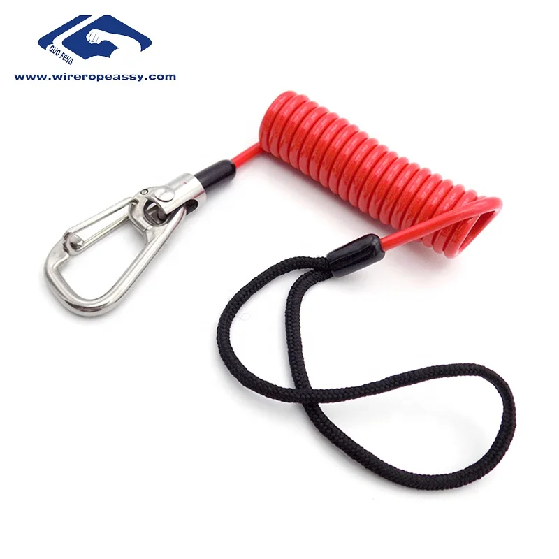 Спиральный шнур для инструментов на заказ с легкими алюминиевыми кариберами съемный конец самоклеящиеся крепления в комплекте