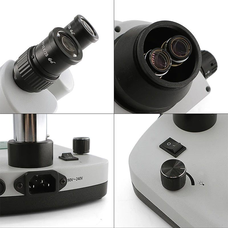 SWIFT 7X-45X Simul-Focal Continuous Zoom Binocular Stereo Microscope Light Microscopio Double Boom Stand Industrial PCB Jewelry