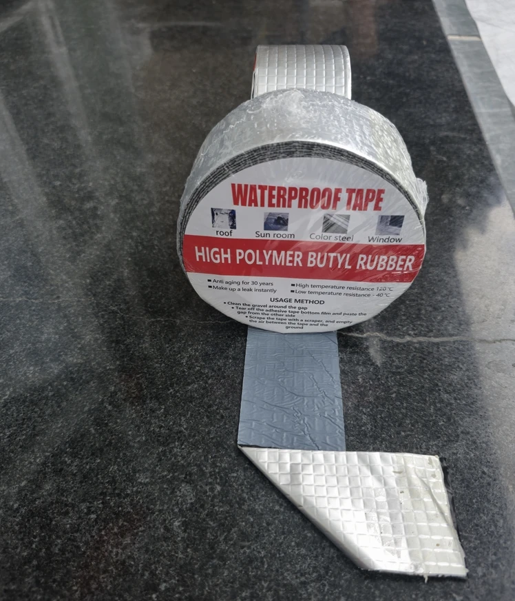 Aluminum Butyl Tape Marine Waterproof And Moisture-proof Repair Tape For Repair Aluminium Roof Tape