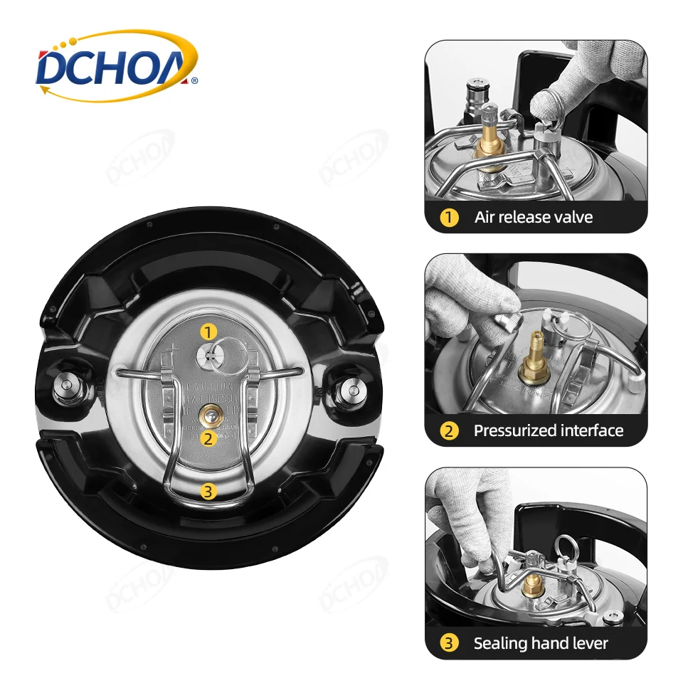 DCHOA 9.5L Window Tint keg stainless steel pressure tank Water Keg Sprayer Vinyl wrap tools