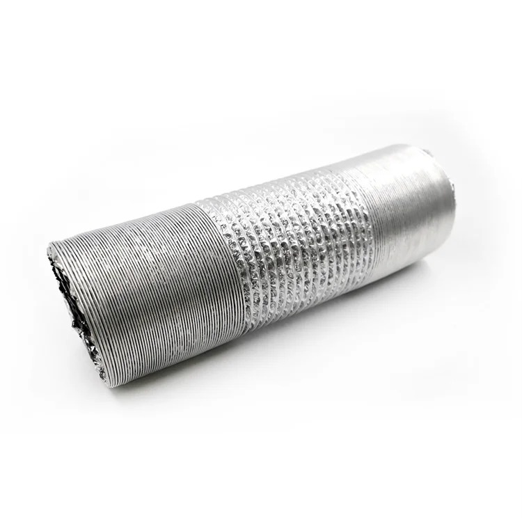 Большое количество в наличии на заказ алюминиевая фольга + PTE гибкие воздуховоды