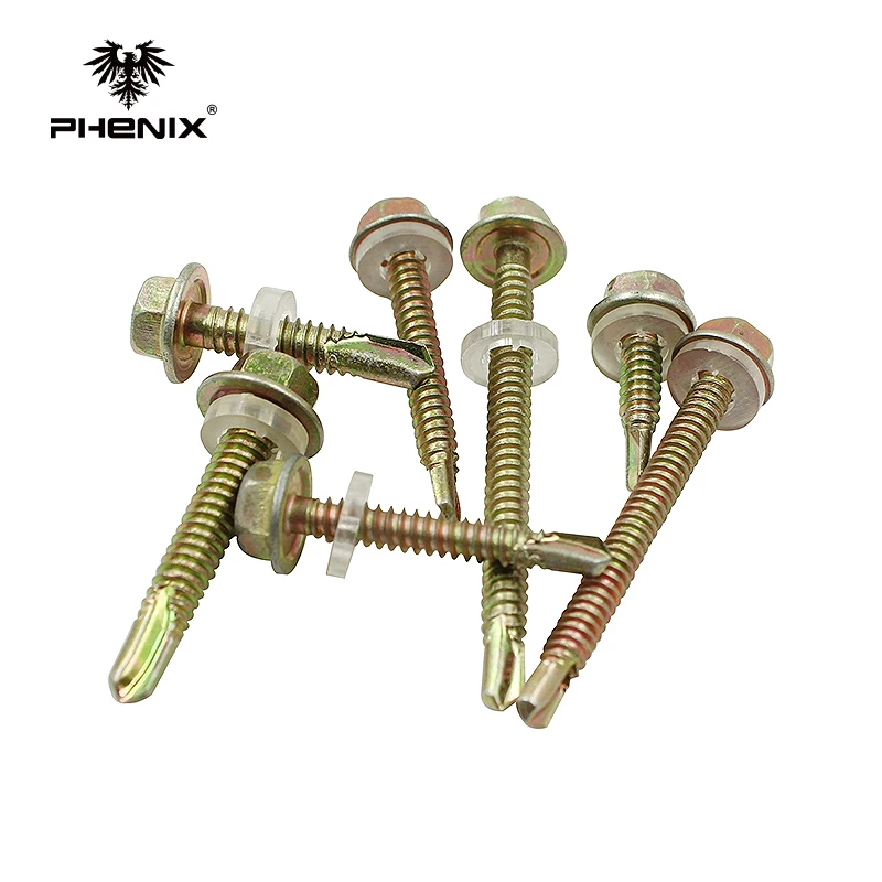 Self-Drilling Screws Washer Hex Head Self Drilling Roofing Screw Galvanized Self Drilling Screws