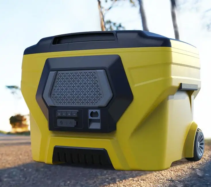
Hard Cooler with Speaker/Power Bank/Bottle Opener 