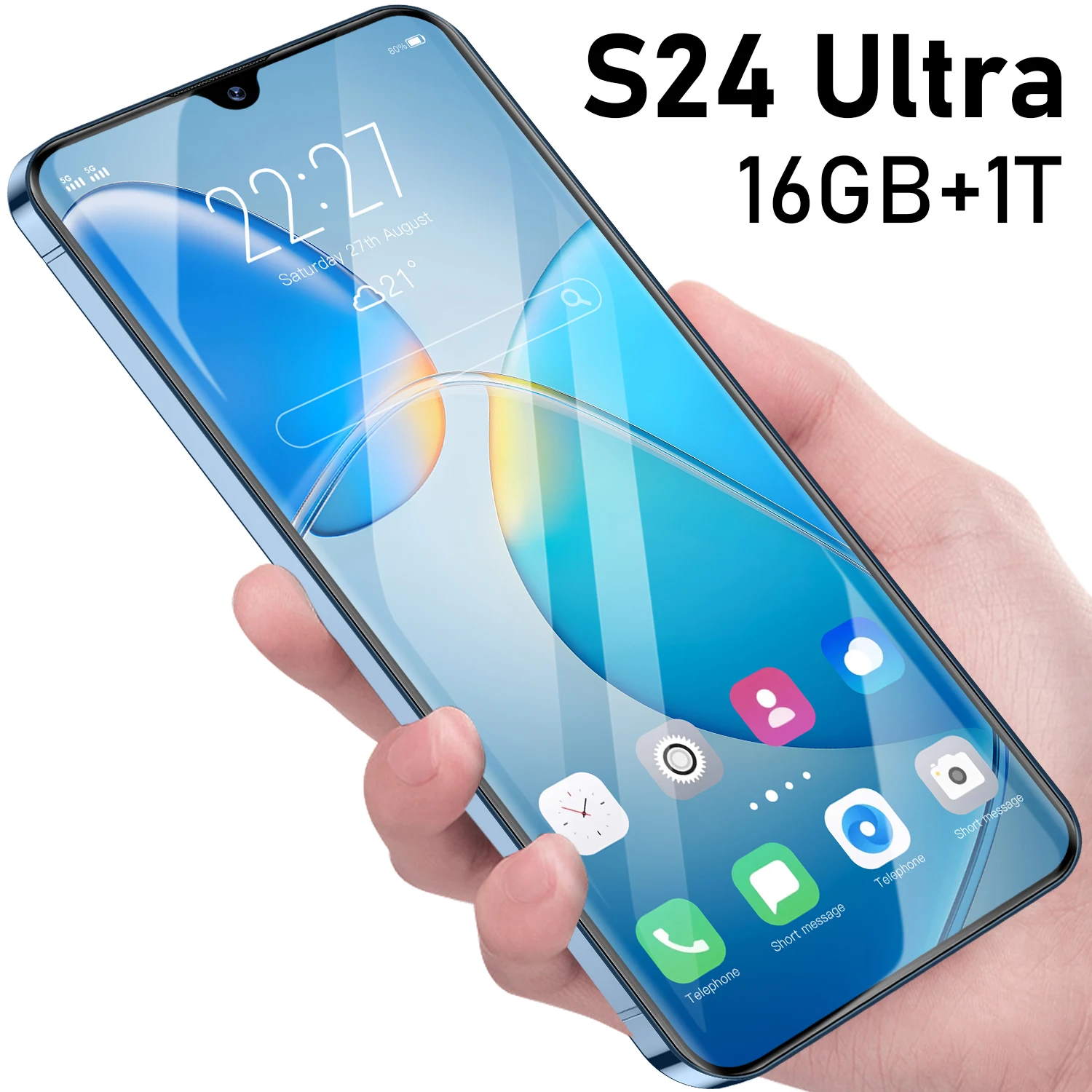 Cellphone S24+ Ultra 16GB+512GB Smartphone Unlocked dual card 5G Phones Android 13.0 Mobile phones