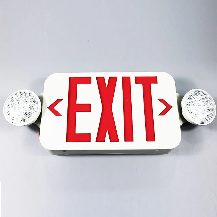 BEST sell model Economical Twin Spot LED Rechargeable Combo Led Emergency Exit Sign Light