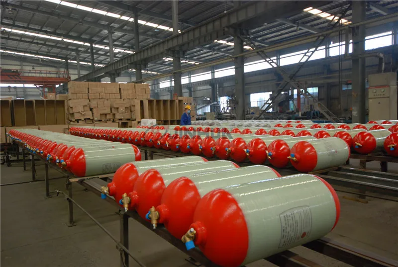 China Supplier Type-2  Composite Cylinder Natural Gas Tanks For Bus Station