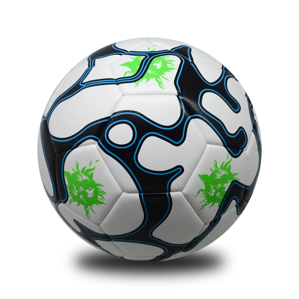 Soccer Ball Manufacturer 2024 New Design PVC PU Leather Machine Stitched Soccer Ball Size 5 for Training Football Ball