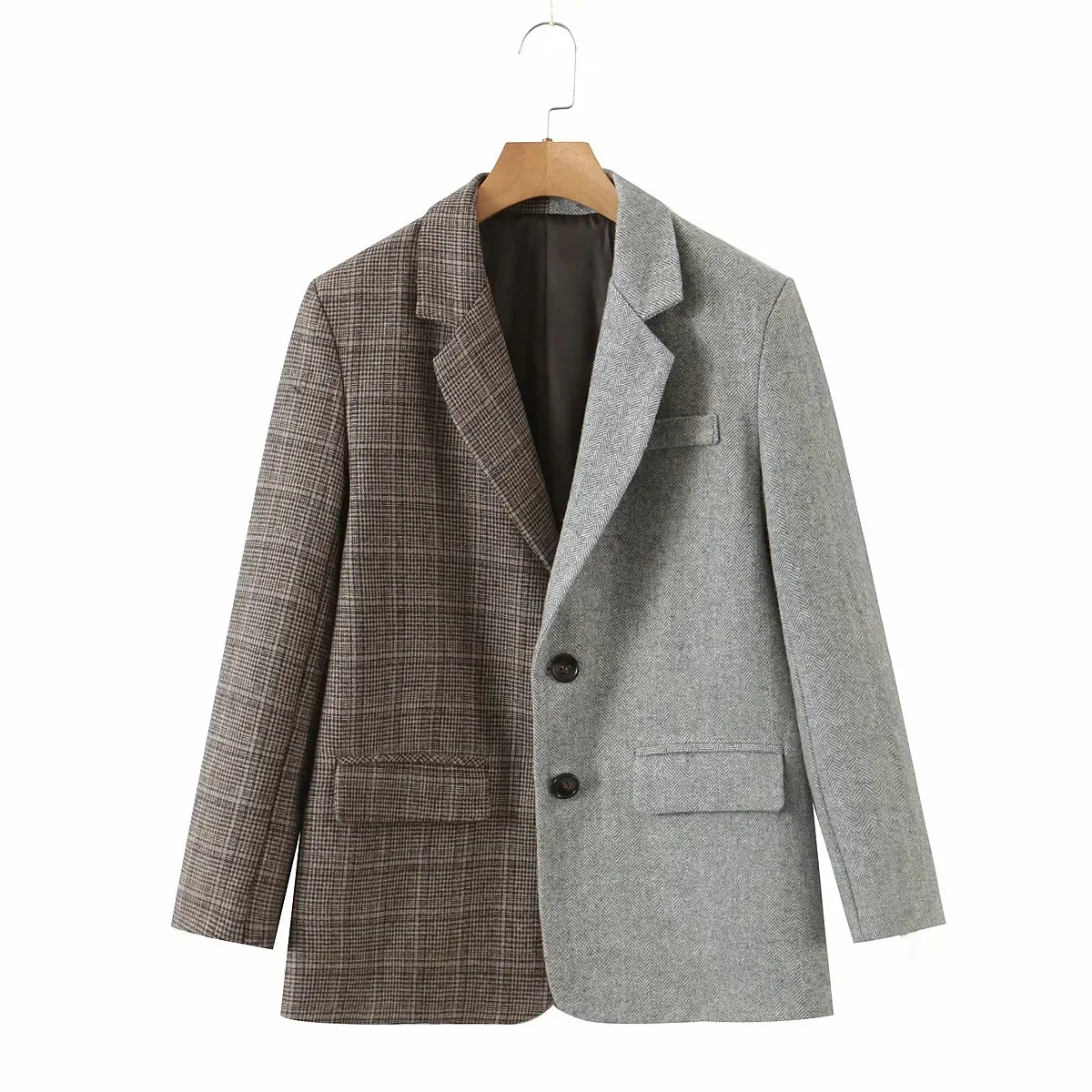 Customized Logo Lady Long Sleeves Coat High Quality Street Fashion Coat