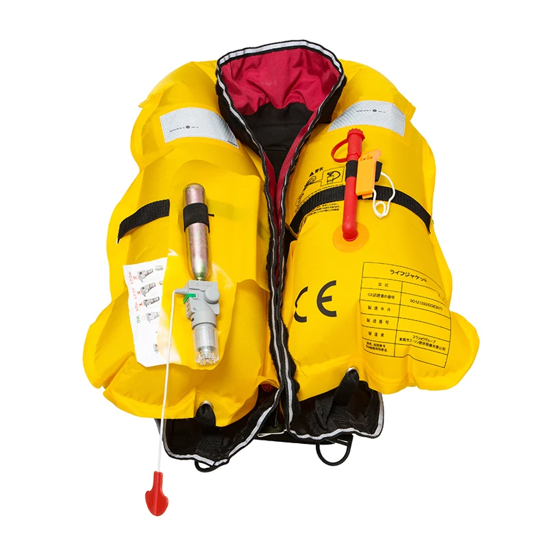 Eyson Custom Adults Hight Buoyancy 150N Single Air Bag Life Safety Jacket Inflatable Life Jacket Vest