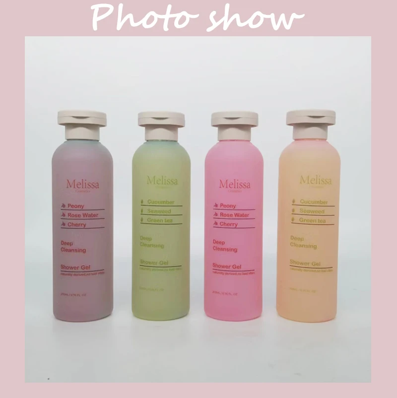 Cheaper  body wash Custom  500  ml  Flavor have  aloe  &strawberry & coconut