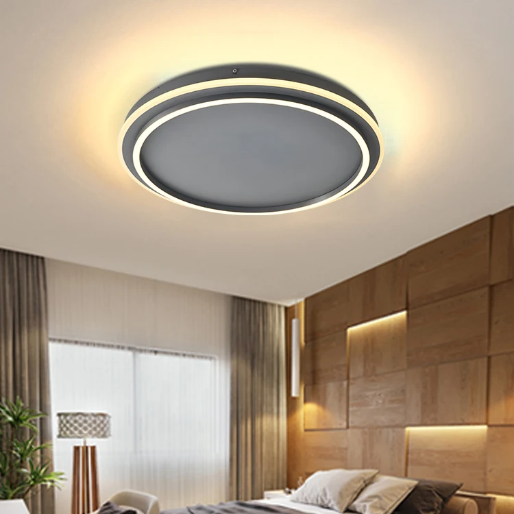 HUAYI House Lighting Aluminum Luxury Round 23W 33W 30.5W Indoor Living Room Surface Bedroom Hotel Modern LED Ceiling Light