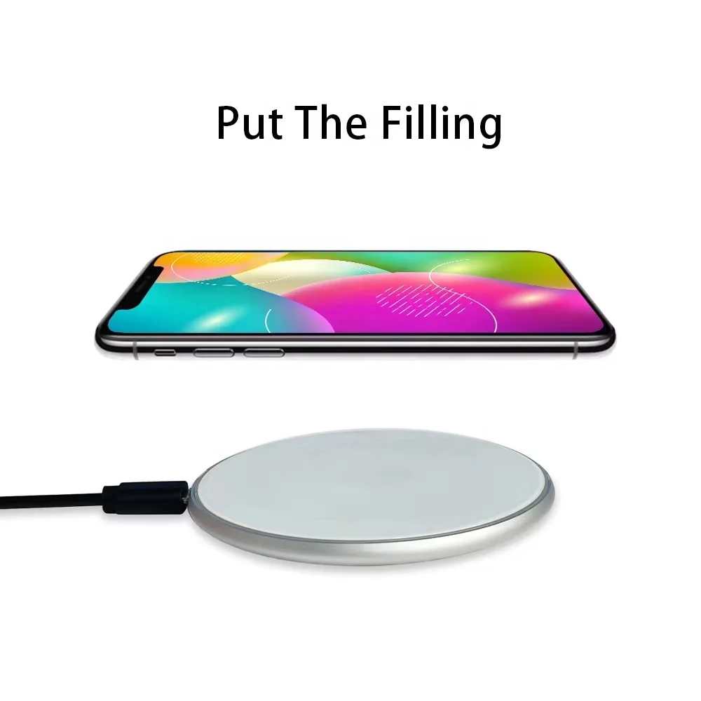 New Craft Customized Printing Wireless Charger Sublimation Blank Mobile Phone Wireless Charging