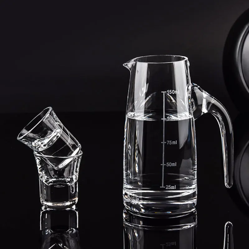 Factory Direct Sales High-Quality Custom Whiskey Glass Spirit Dispenser With Scale