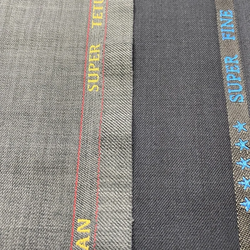 rayon viscose polyester fabric TR English edge twill blended plaid suiting fabric