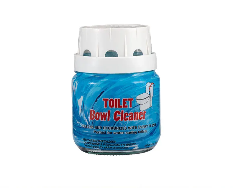 toilet bowl fresh flushes Clean & Deodorizes toilet bowl cleaner bottle glass jar last 3 month