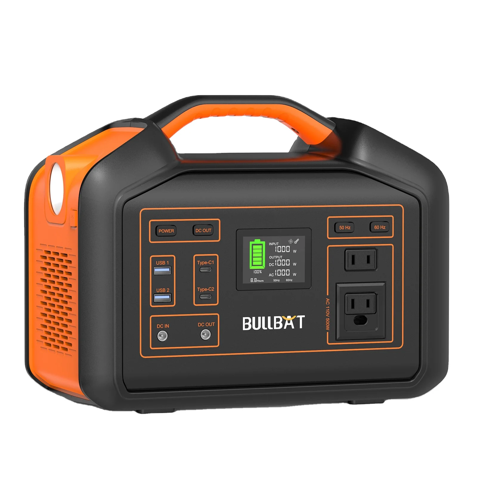 US Warehouse Low Shipping Cost Solar Energy System 81000mAh 800W Rechargeable Portable Power Station & Power Bank