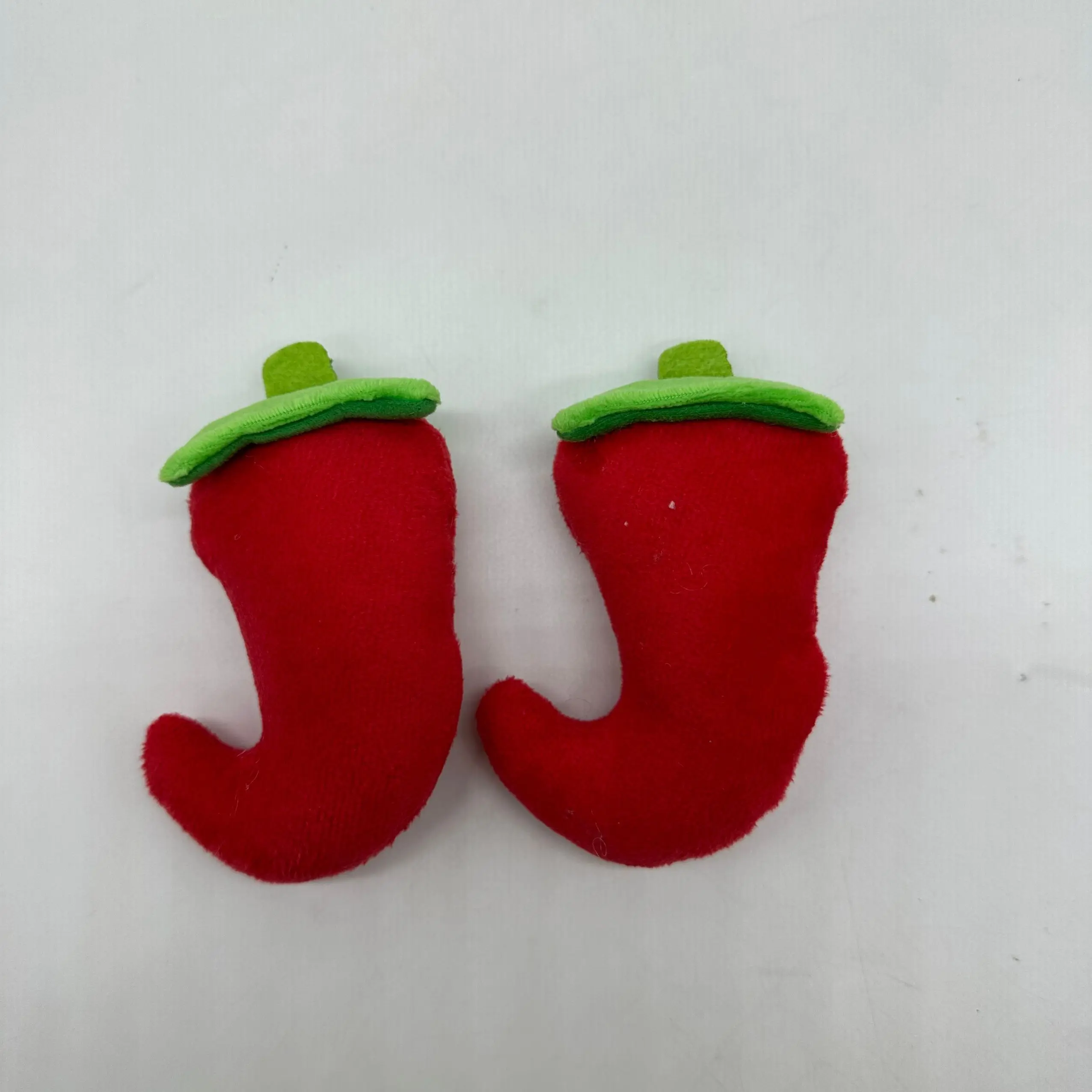 Wholesale Custom Little Pepper Soft Stuffed Plush Dog Toys Squeaky Pet Toy