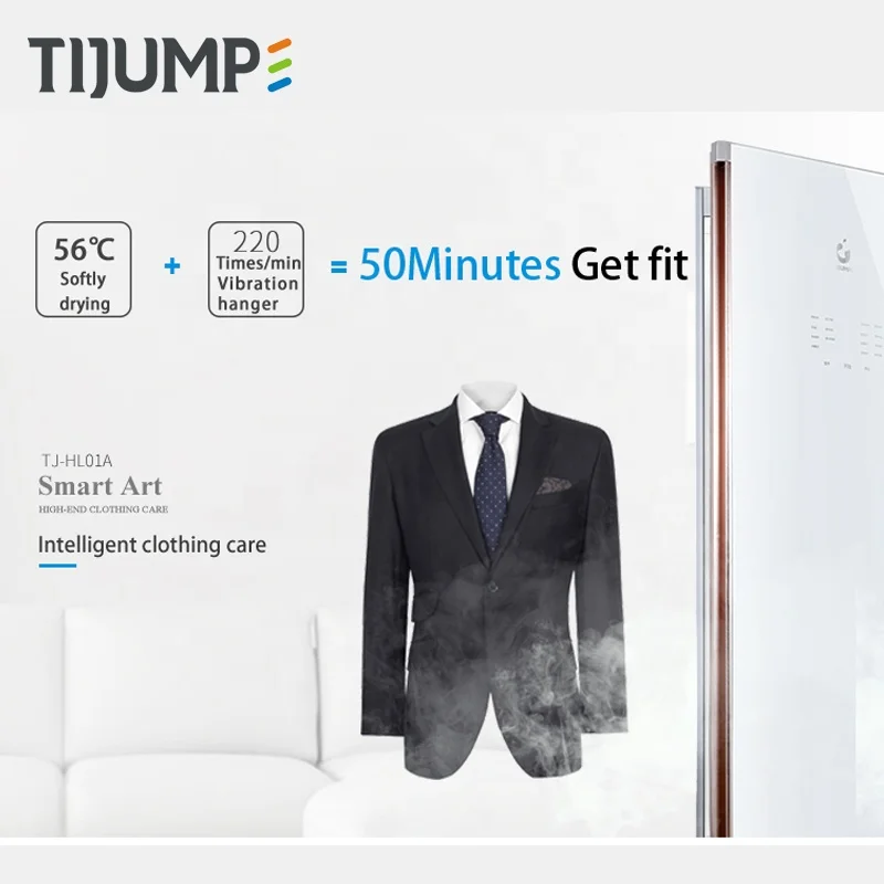 Wifi app control intelligent CB CE EMC ROHS steam closet wardrobe clothes garment care and drying machine