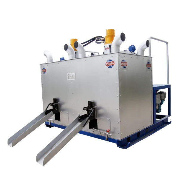 Double Tank Hydraulic Thermoplastic Paint Preheater With 15P Diesel Engine