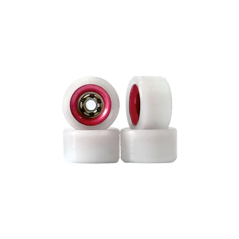 High speed bearing fingerboard CNC wheels with DuPont holder bearings two-color double inner ring fingerboard bearing wheels