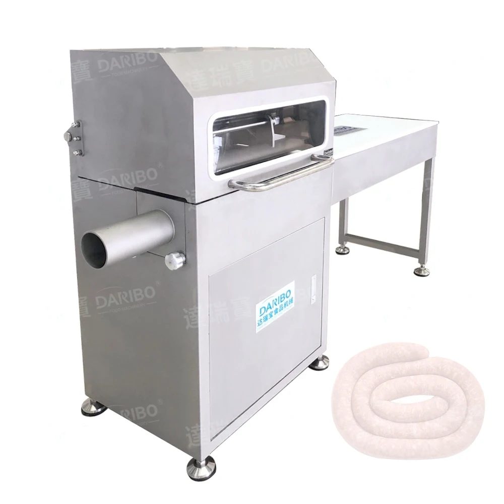 TC600 Sausage Stuffing Machine Fresh Meat Filler Sausage Filling Equipment Big Ham Filler Meat Stuffing Machinery