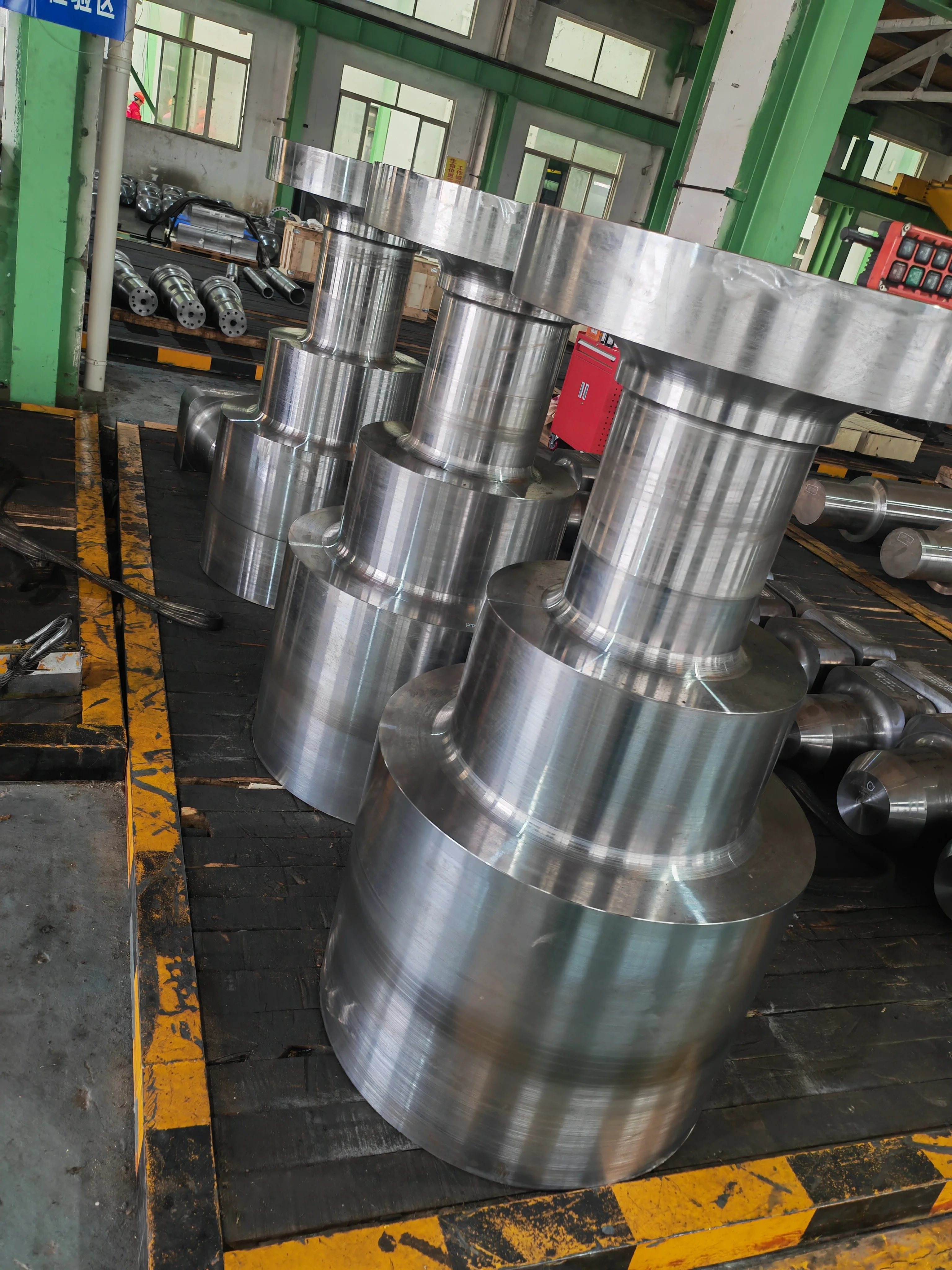 OEM Customized  gas turbine spare parts Forging stainless Steel DIN ASTM A471 Rotor Shaft Forged Shaft