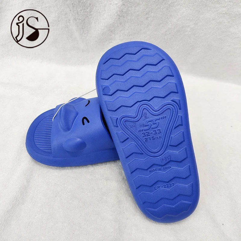 Cute duck shape design shoes kids slippers wear-resistant bathroom quick drying EVA slippers