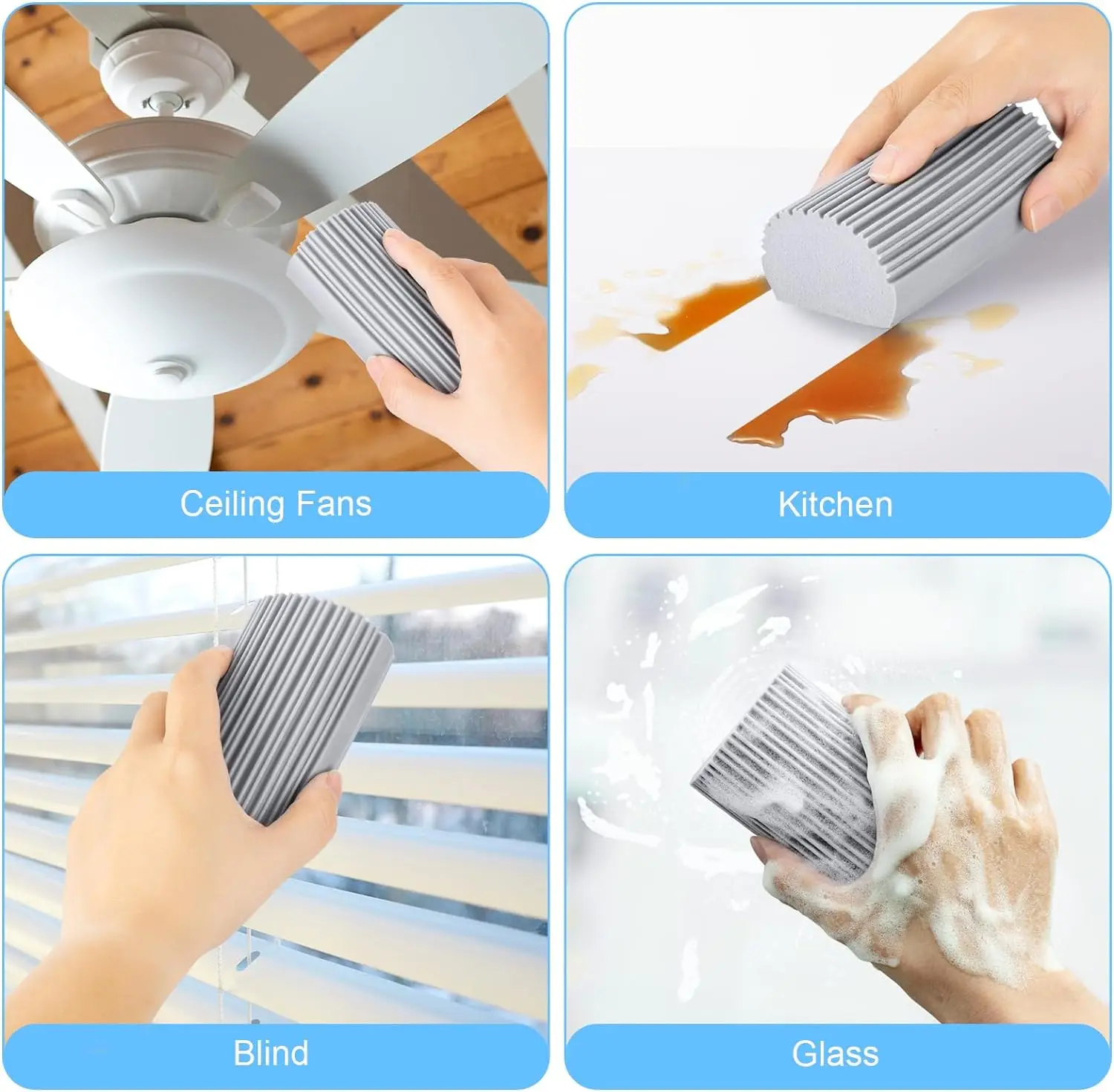 Woxin Eco-Friendly 1/2/3/4/6 Pieces Set Cleaning Sponge Household Daily Used Products