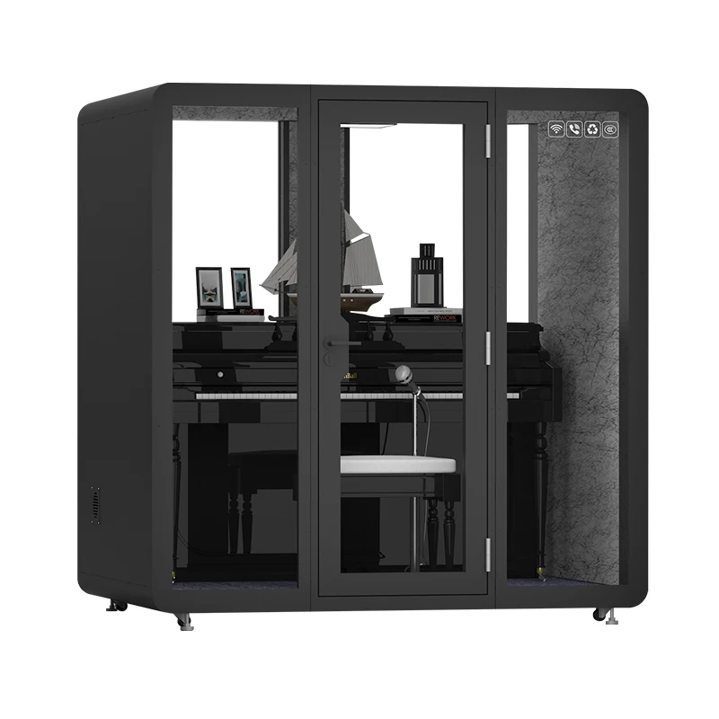 Prefabricated Noise Insulation Office Phone Soundproof Cheap Telephone Booth For Music Recording Studio